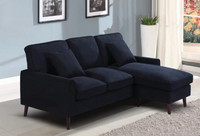 NEW- Modern Sectional With Throw Pillows