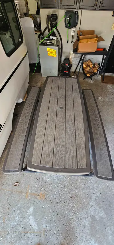 Lifetime foldable picnic table, View more