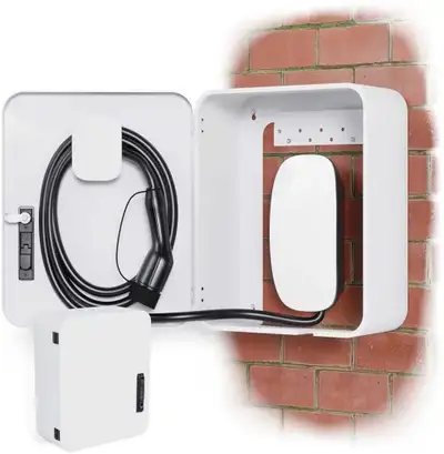 New in box! EV Electric Vehicle Car Charger Cover Protector Tesla Wall Charging Station Cable Cord H...