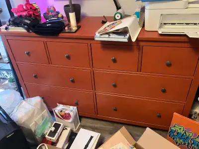 ikea hemnes dresser red brown IKEA
