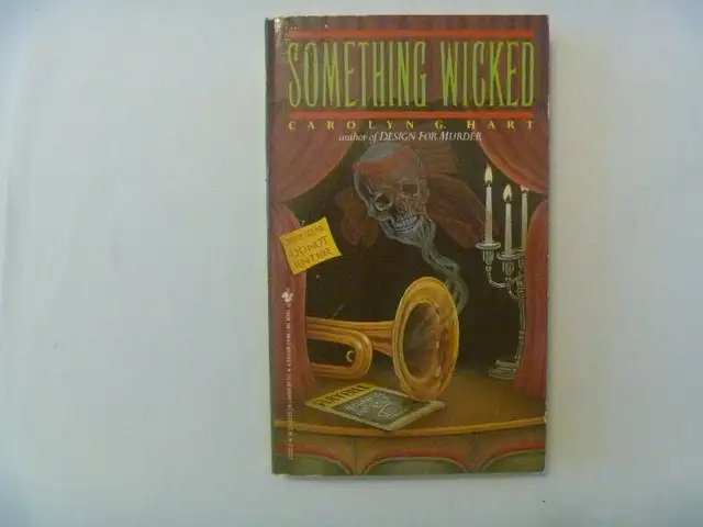 SOMETHING WICKED by Carolyn G. Hart - 1988 Paperback in Fiction in Winnipeg - Image 2