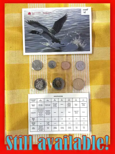 1997 Canada (W) Winnipeg Mint Proof Like Coin Set!, View more