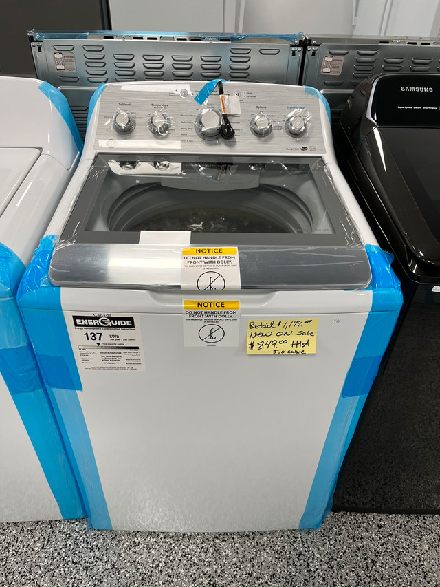 GE top load washer in stock 1 year warranty on sale  in Washers & Dryers in Stratford