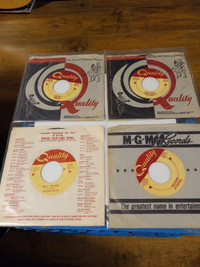 Vintage Vinyl Records 45 RPM Quality Crests,Vibrations,Ramrods