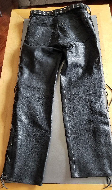 Motorcycle Leather Riding Pants – Mens 34in waist in Men's in City of Toronto - Image 2