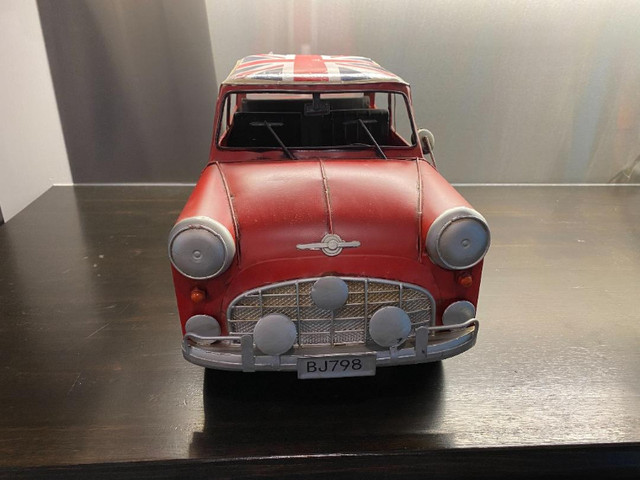Vintage Red Mini Cooper Tin Metal Monte Carlo NEKO 101 Model in Hobbies & Crafts in Hamilton - Image 3