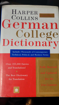German college dictionary Harper Collins