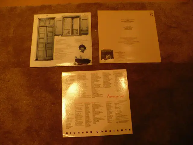 RICHARD COCCIANTE ( 3 DISQUES-VINYLES $ 5.00 CH.)3 POUR $10.00)62863728572034121