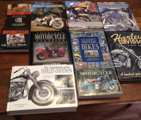 Harley Davidson and Other Motorcycyle books various prices