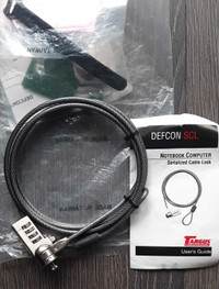 Targus Defcon SCL serialized cable lock