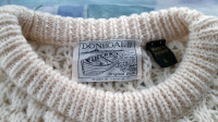 Donegal Large-46 Fisherman's Irish Wool Sweater (1); Louisbourg