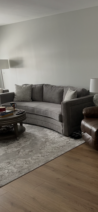 BEAUTIFUL CURVED COUCH, View more