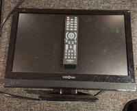 Insignia TV w remote control (19 inch screen)