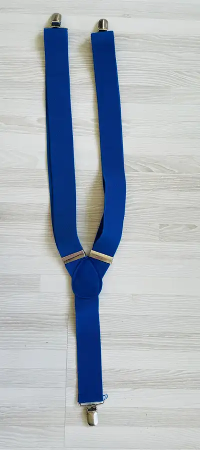 Richmond Hill- blue suspenders, View more