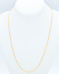 10k solid gold Rope necklace
