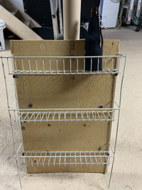 Rack for garage / for spray paint / cans etc 