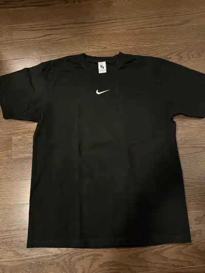 Vintage Nike Swoosh Center T-Shirt - Black - Size Medium, View more