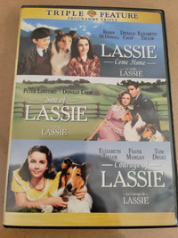 Tripple Feature DVD pack Lassie movies