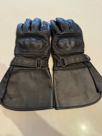 Watson gauntlet leather motorcycle glove Large