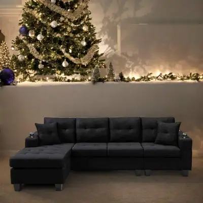 4 - Reversible Sectional Sofa Brand New Free Delivery, View more