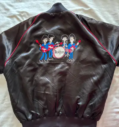 For Sale Rare Beatles Convention Souvenir Jacket - Large Selling a highly sought-after Beatles satin...