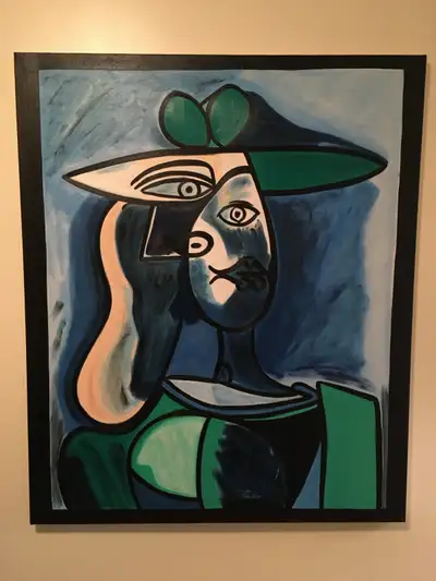 Woman in a Green Hat 1947 Oil Painting Sale, View more