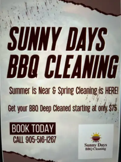 Sunny Days  BBQ CLEANING, View more