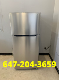 Insignia Stainless Steel Top Mount Fridge 30" For Sale