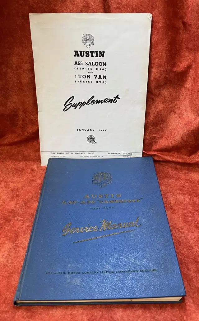 Vintage car service manual. Austin Cambridge in Other in Red Deer - Image 2
