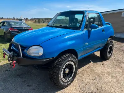 1996 Suzuki x90 4 cyl 5 spd 4wd .very rare 2 seater with removable T roofs, fresh paint,tires etc..s...