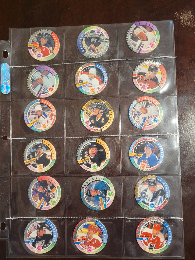 1994-95 Canada Games NHL Pogs in Arts & Collectibles in St. Catharines