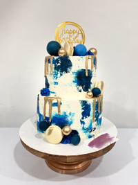 Blue texture cake GTA , sonic cake, Cakepops 