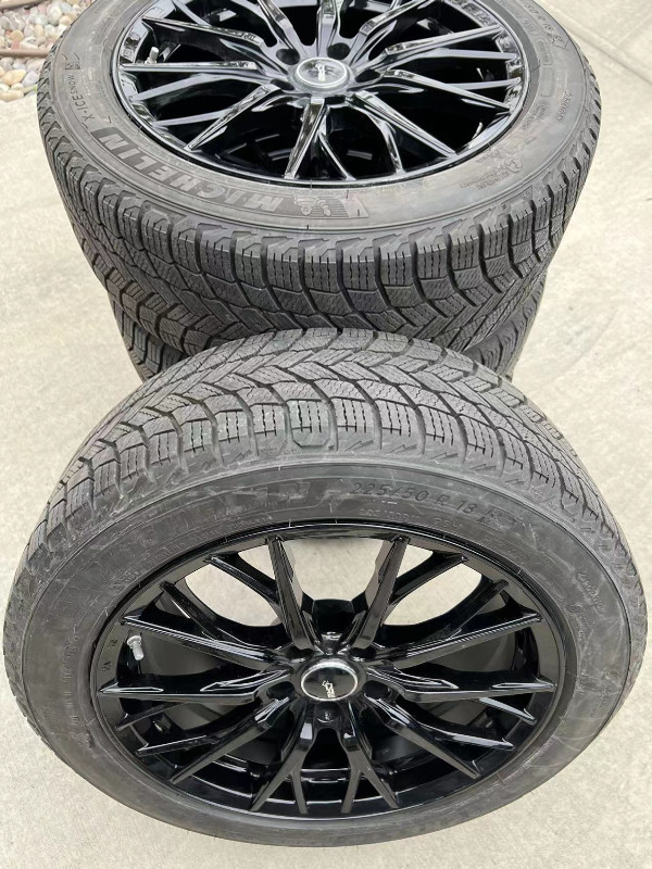 Michelin xice snow winter tires 225/50R18 with rims and sensors Tires & Rims Edmonton Kijiji