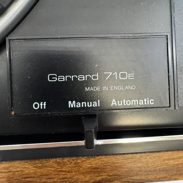 Vintage 1970s Garrard 710E Turntable Record Player For Parts in Stereo Systems & Home Theatre in City of Toronto - Image 11