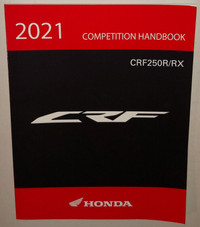 2021 HONDA CRF250R/RX Competition Handbook