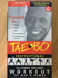 Tae Bo Billy Banks exercise workout VHS $10