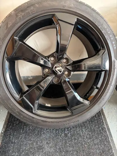 Blacked Out Rims with Pirelli 245/40/18 Cintauro P7 tires. Used for 2 summers only. Great Condition