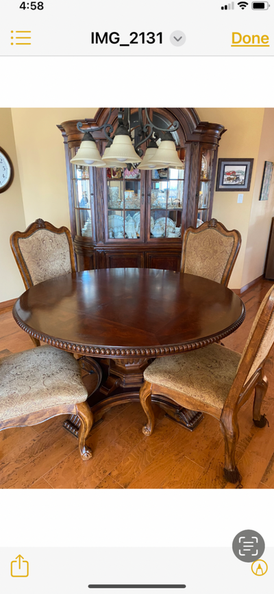 Solid wood dinning set, View more
