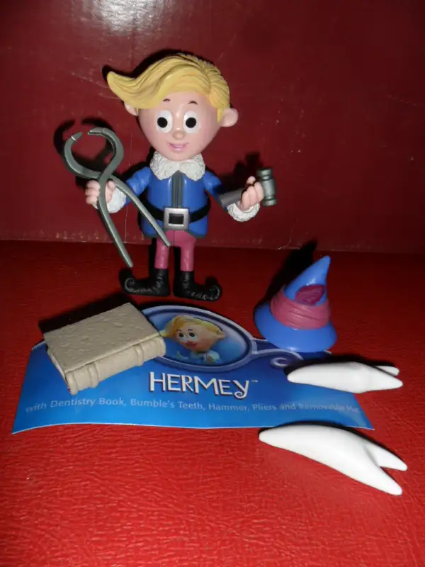 Rudolph Collectibles. Hermey $50, Casual Santa $50. New conditio63351296333955121