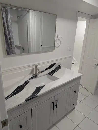 NEWLY RENOVATED BASEMENT FOR RENT – PICKERING Available November 1st Rent: $1,600/month + 35% utilti...
