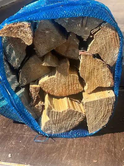 Dry seasoned premium firewood bundles. 2.0 cuft firewood bundles. Twice the size of the convenience...