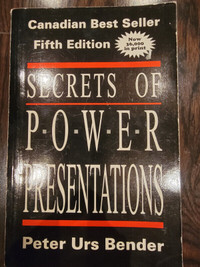 Book for sale - Secrets of Power Presentations