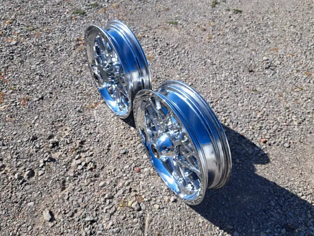 Cast aluminum wheels for Harley-Davidson Heritage in Street, Cruisers & Choppers in Oshawa / Durham Region - Image 3