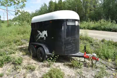 Double-Axel Steel 2-Horse Trailer, View more