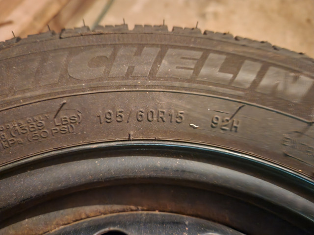 195 60R15 Winter Tires on Rims in Tires & Rims in Tricities/Pitt/Maple - Image 3