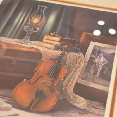 Framed Signed Print — “My Father’s Attic” (M. Moore), View more