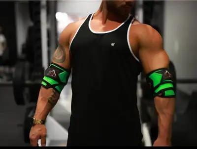 JN Elbow Wraps – Weightlifting & Gym Support – Brand New, View more