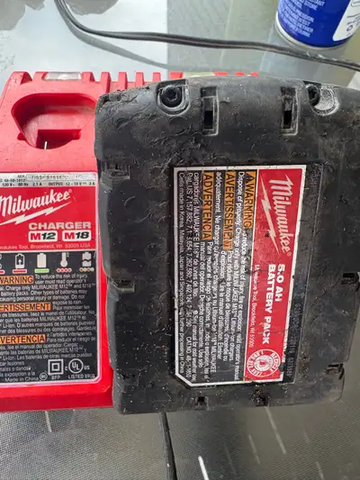 Milwaukee M18 Battery and Charger, View more