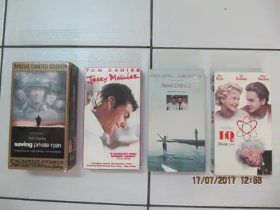 Up for sale are not one but four exceptional VHS movie classics for the price of one!! Presenting: J...