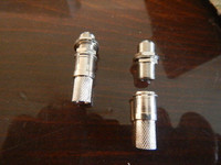 1 set Extention F-connectors Male and Female for satellite dish,